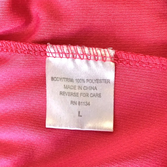 Women’s L/G Pink Athletic Shorts Puma Black White Size Large - Picture 2 of 3